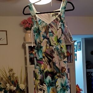 Donna Ricco Elegant Black and White Dress